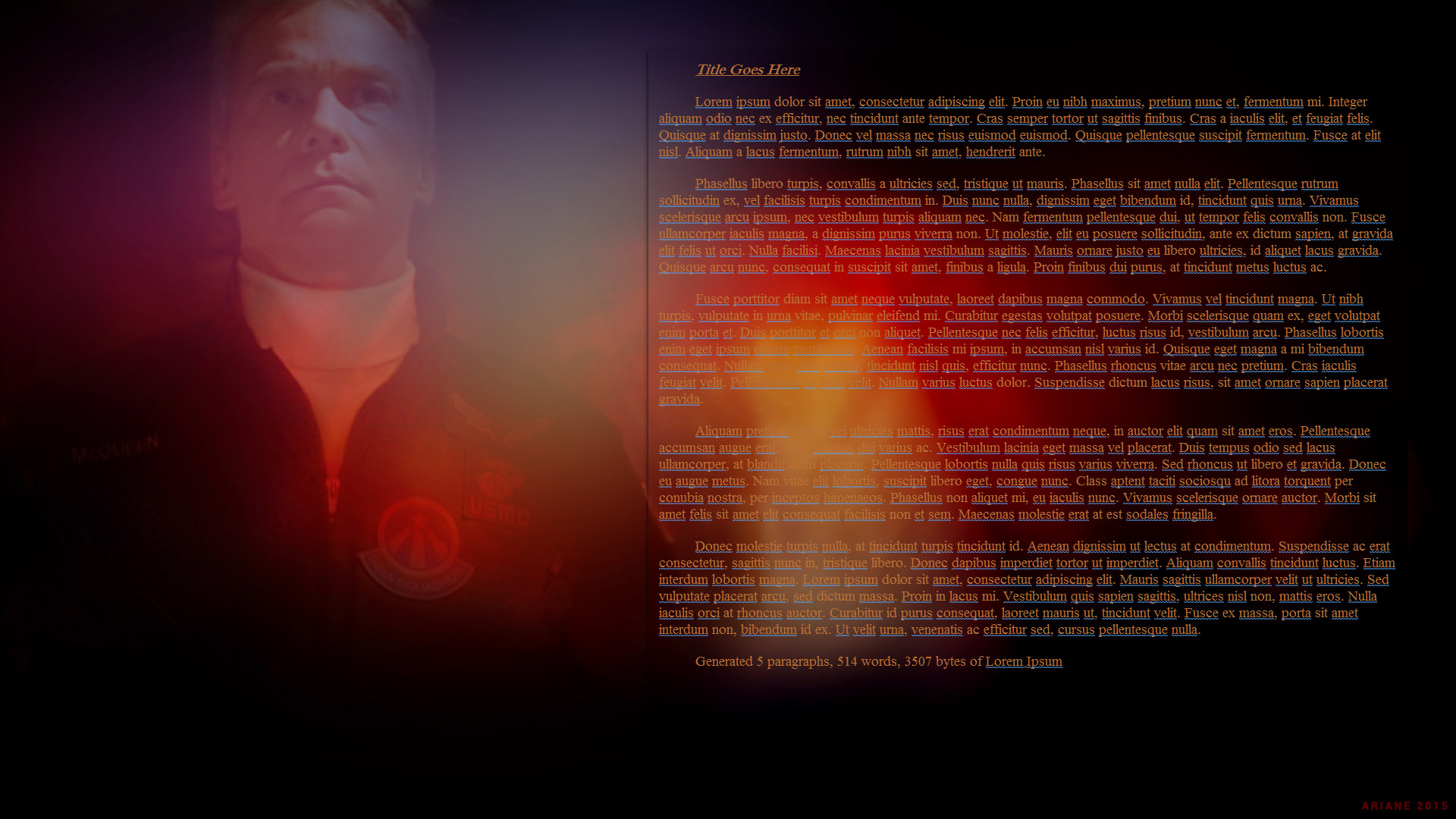 FocusWriter Theme – McQueen